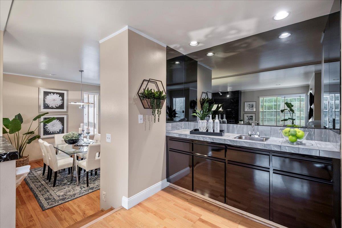 36 Holmes Drive San Jose, CA 95127 - Photo 12 of 29 a kitchen with counter top space and living room