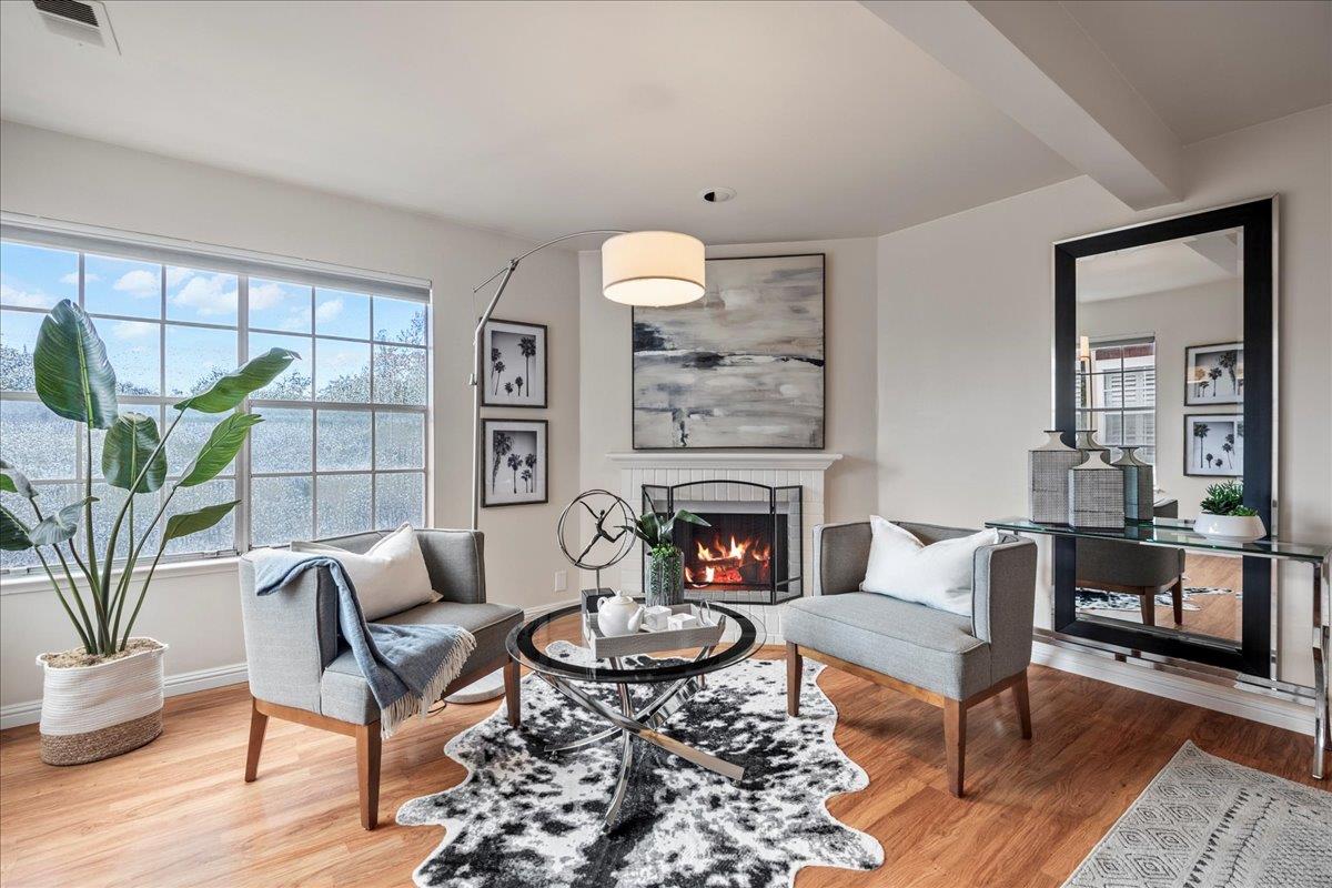 36 Holmes Drive San Jose, CA 95127 - Photo 17 of 29 a living room with furniture and a fireplace