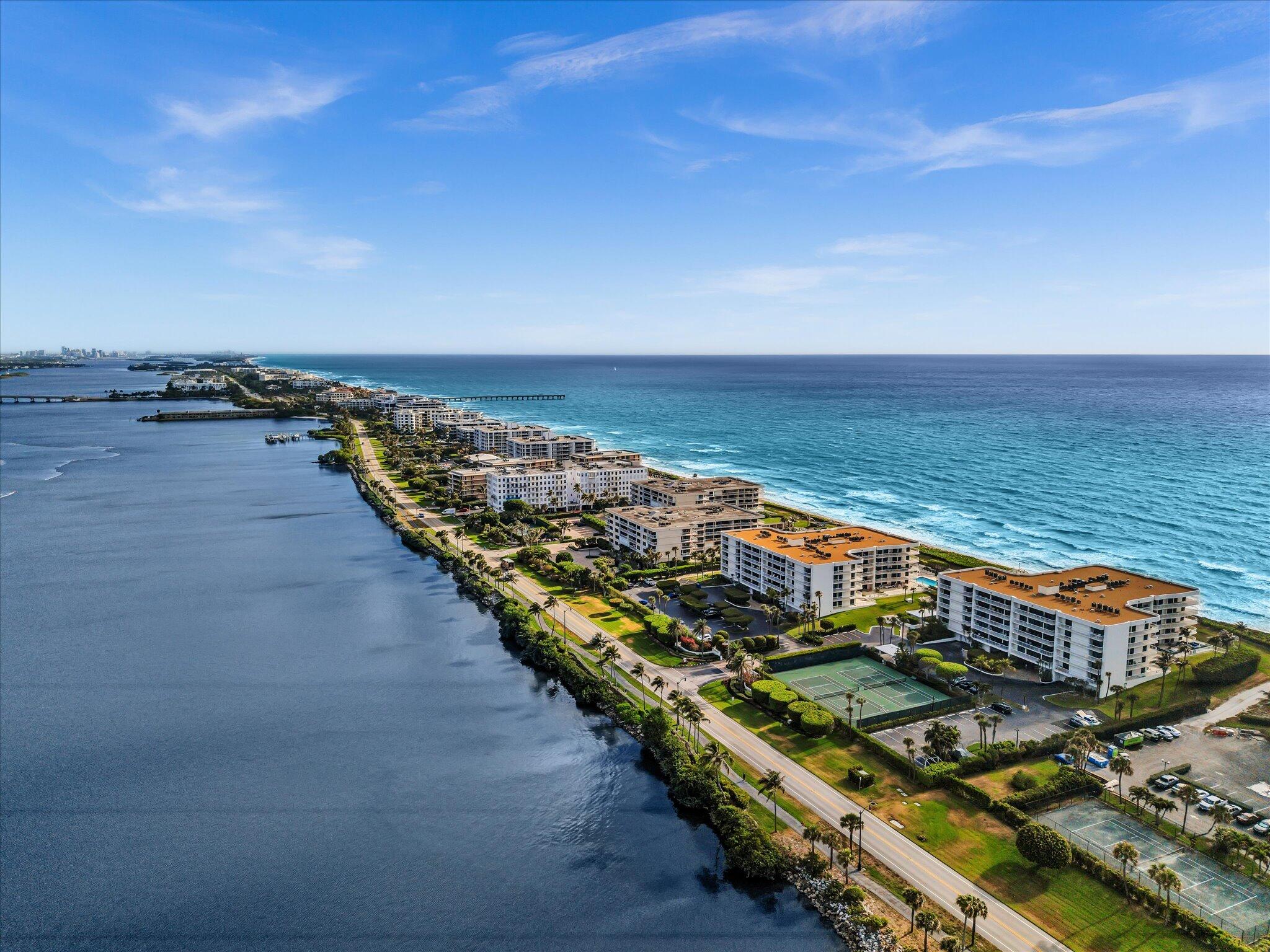 3300 South Ocean Boulevard, Unit 108S Palm Beach, FL 33480 - Photo 60 of 66 a view of swimming pool with an ocean view