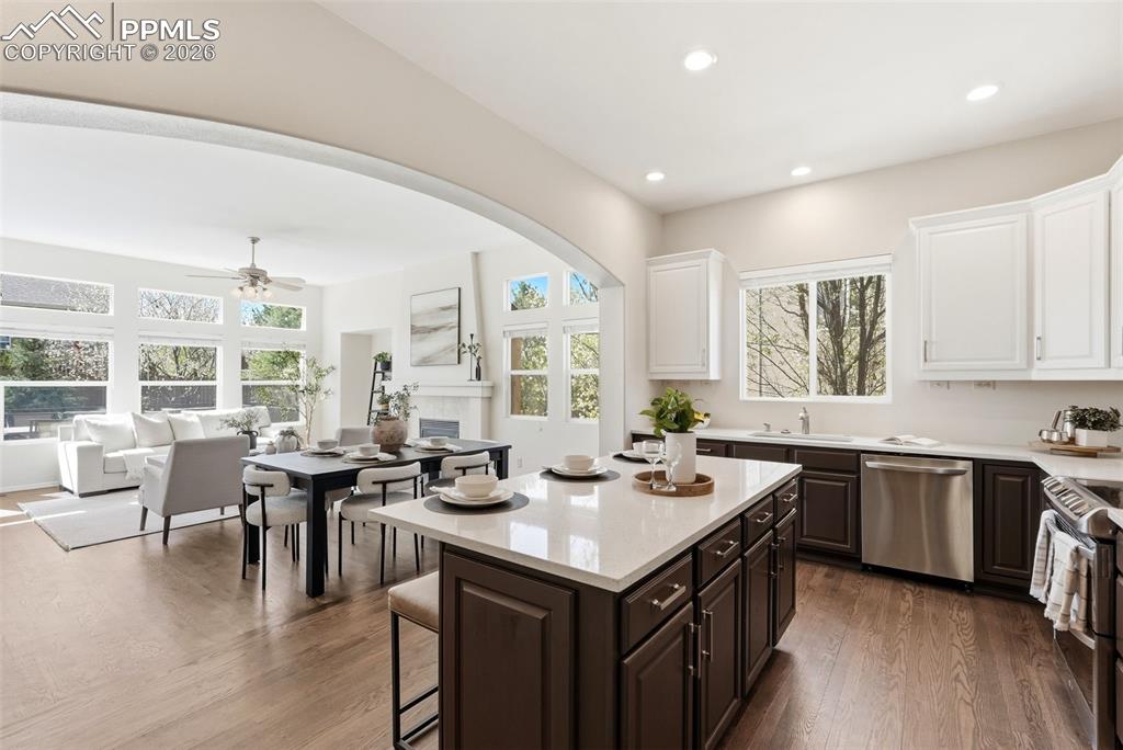 10744 Rhinestone Drive Colorado Springs, CO 80908 - Photo 2 of 50 a kitchen with lots of counter top space