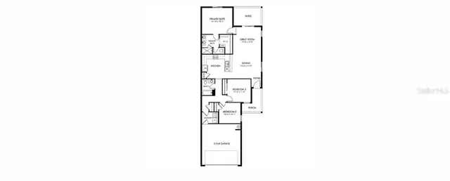 a picture of a room with a door