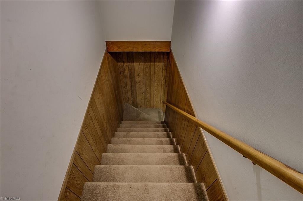 5902 Dehaven Road Pleasant Garden, NC 27313 - Photo 20 of 27 Stairs to finished basement