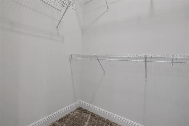 a view of a yard with an empty space