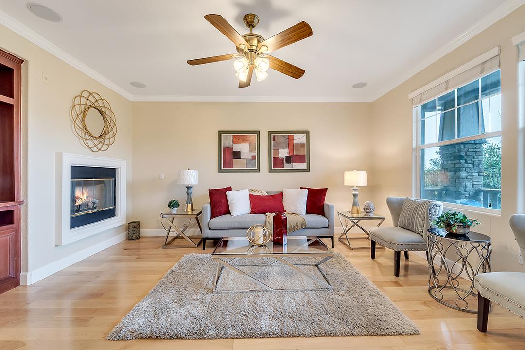 412 Joree Lane San Ramon, CA 94582 - Photo 3 of 44 a living room with furniture and a fireplace