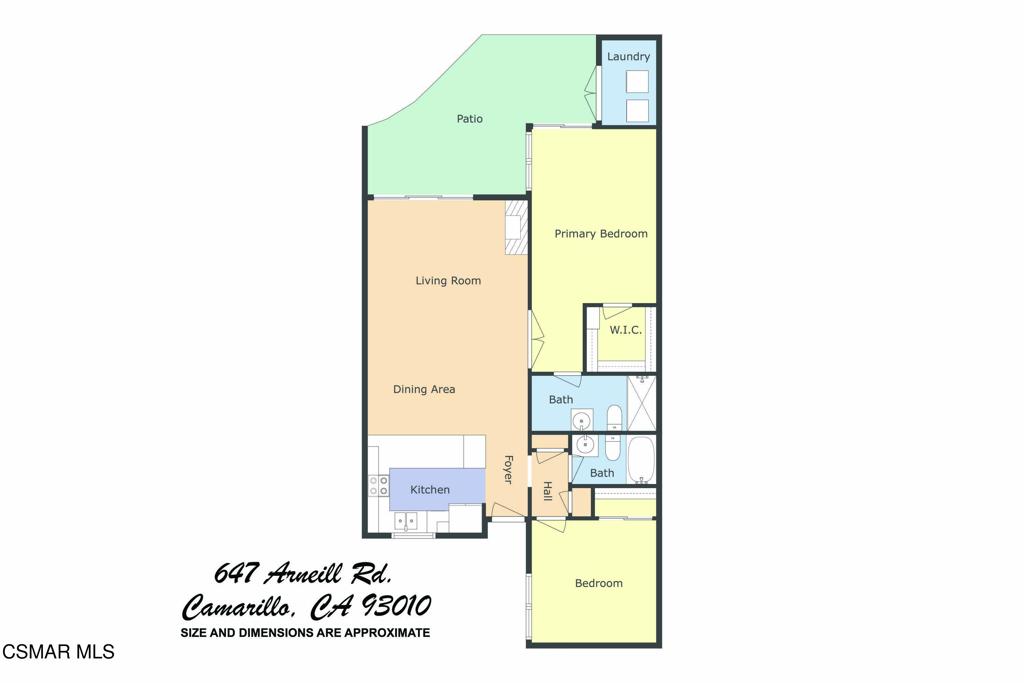 647 Arneill Road Camarillo, CA 93010 - Photo 27 of 27 a picture of a floor plan