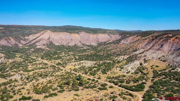 a view of city and mountain