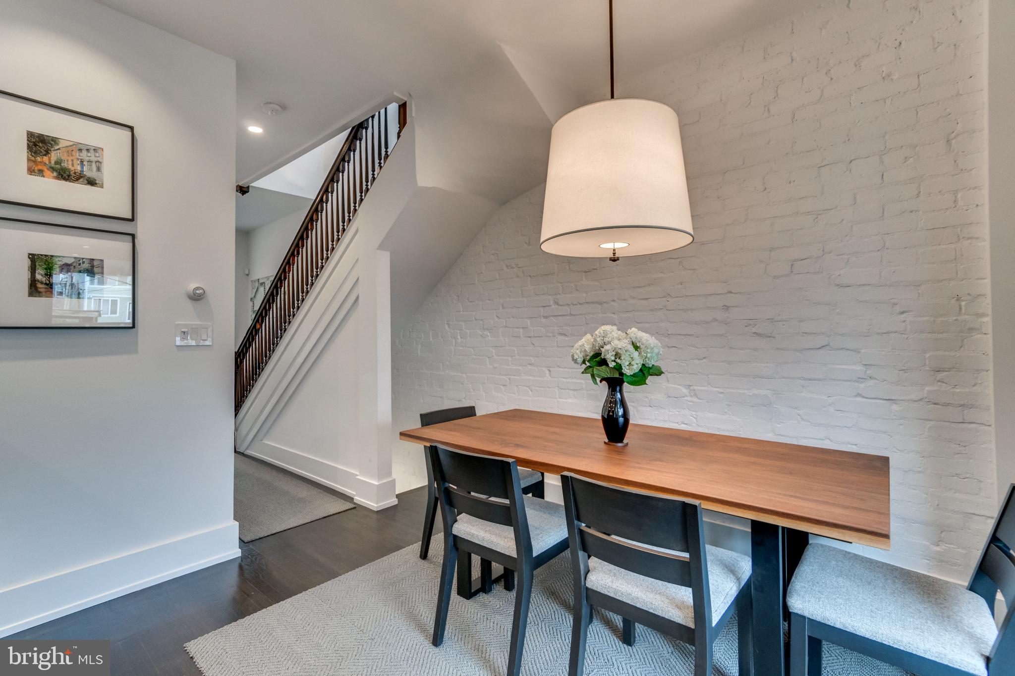 1009 Irving Street Northwest Washington, DC 20010 - Photo 12 of 33 Charming dining nook with modern flair.