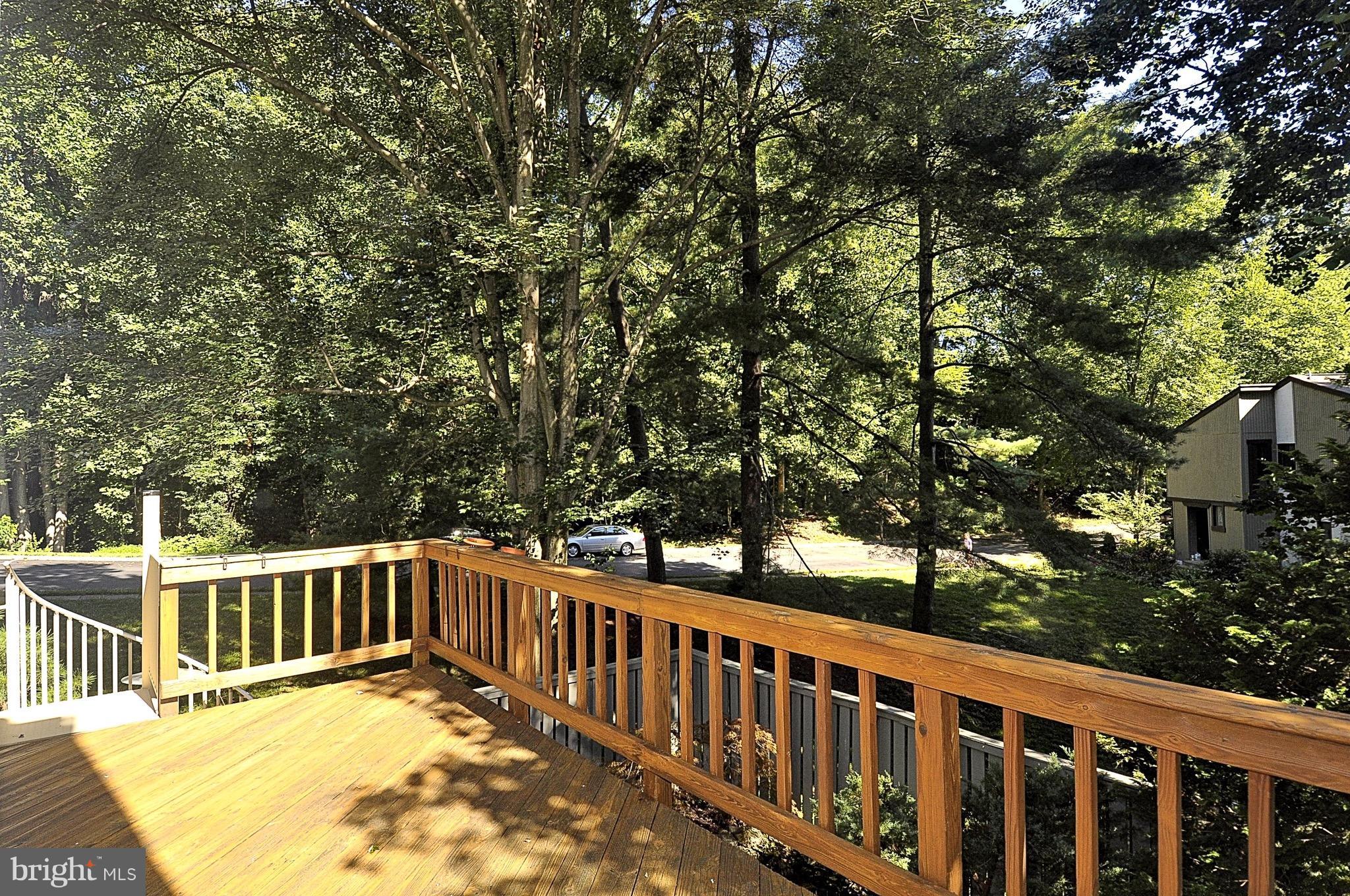 11744 Decade Court Reston, VA 20191 - Photo 12 of 30 deck overlooking common space w/ spiral strs