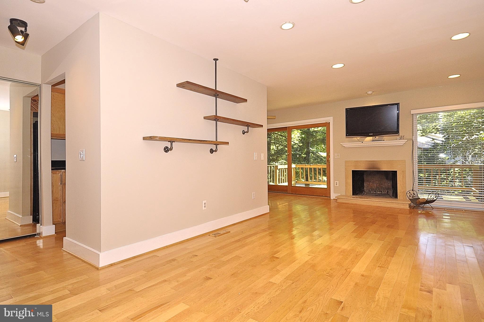 11744 Decade Court Reston, VA 20191 - Photo 3 of 30 Oversized windows & stone fireplace