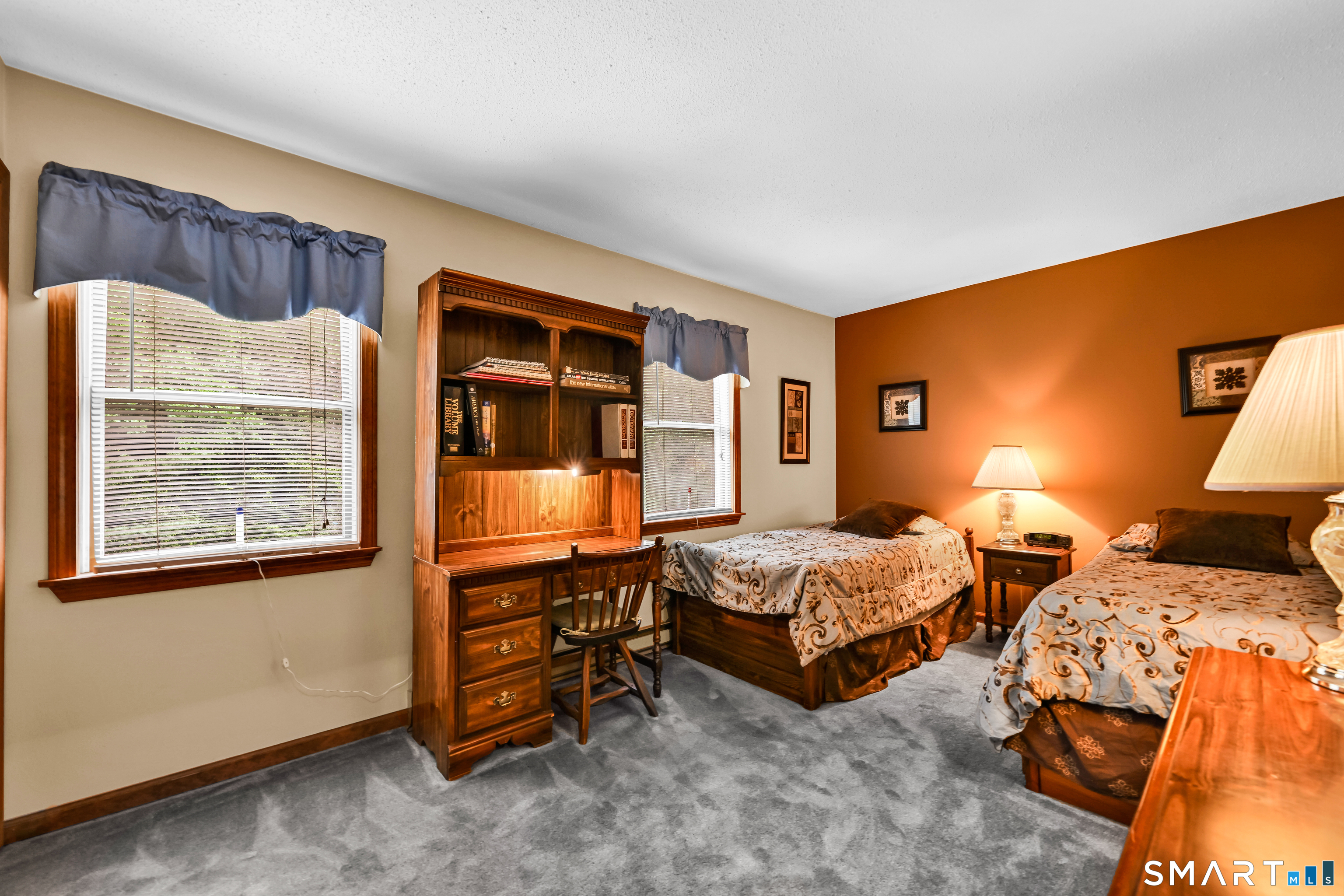 155 Lake Harwinton Road Harwinton, CT 06791 - Photo 18 of 39 a bedroom with two beds and painting on the wall