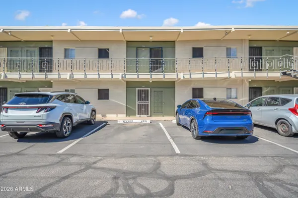 a car parked in front of a building
