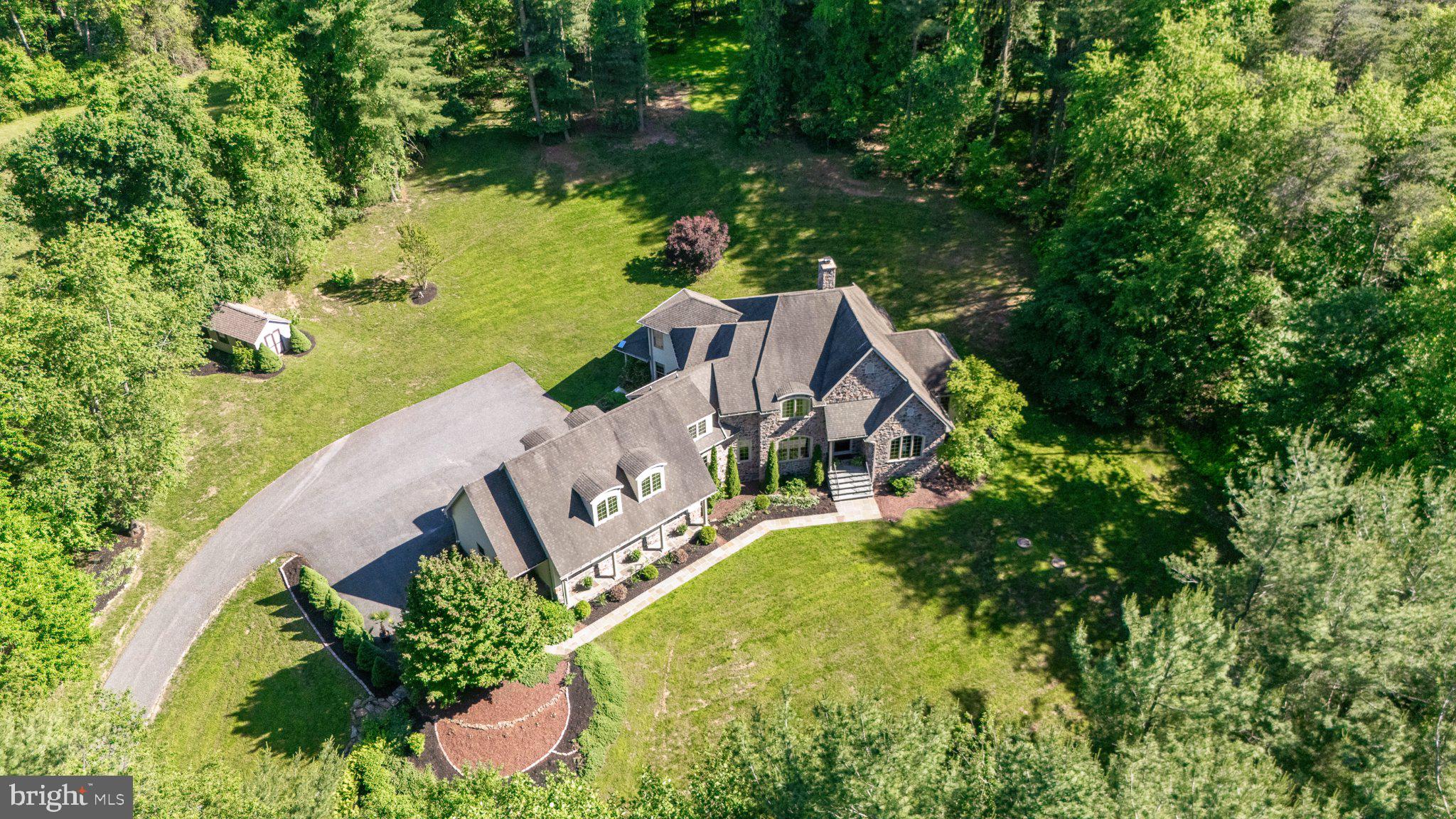 3814 Rocks Station Road Street, MD 21154 - Photo 71 of 73 Serene estate nestled in lush greenery.