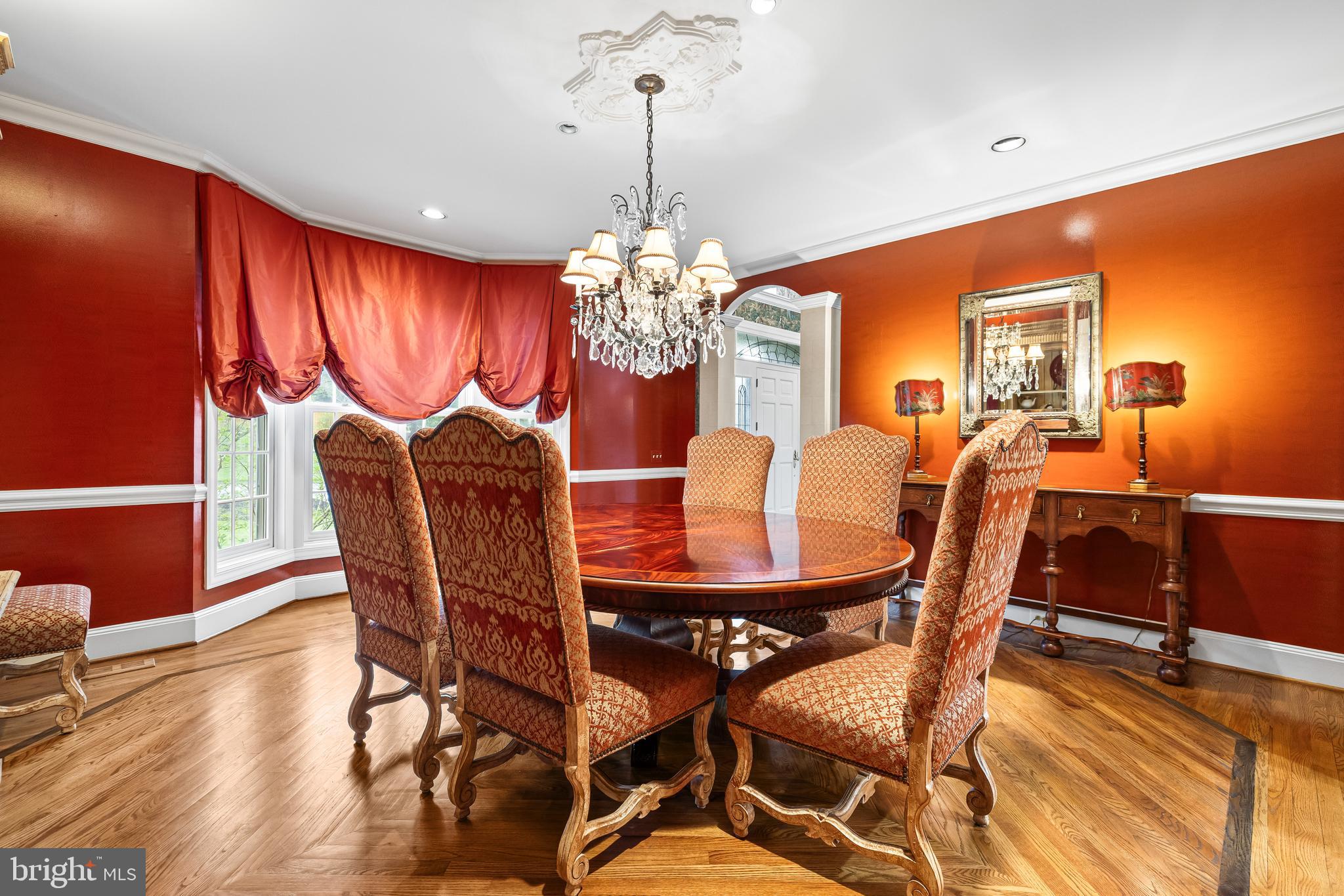 7 Hambleton Court Baltimore, MD 21208 - Photo 11 of 61 a view of a dining room with furniture and chandelier