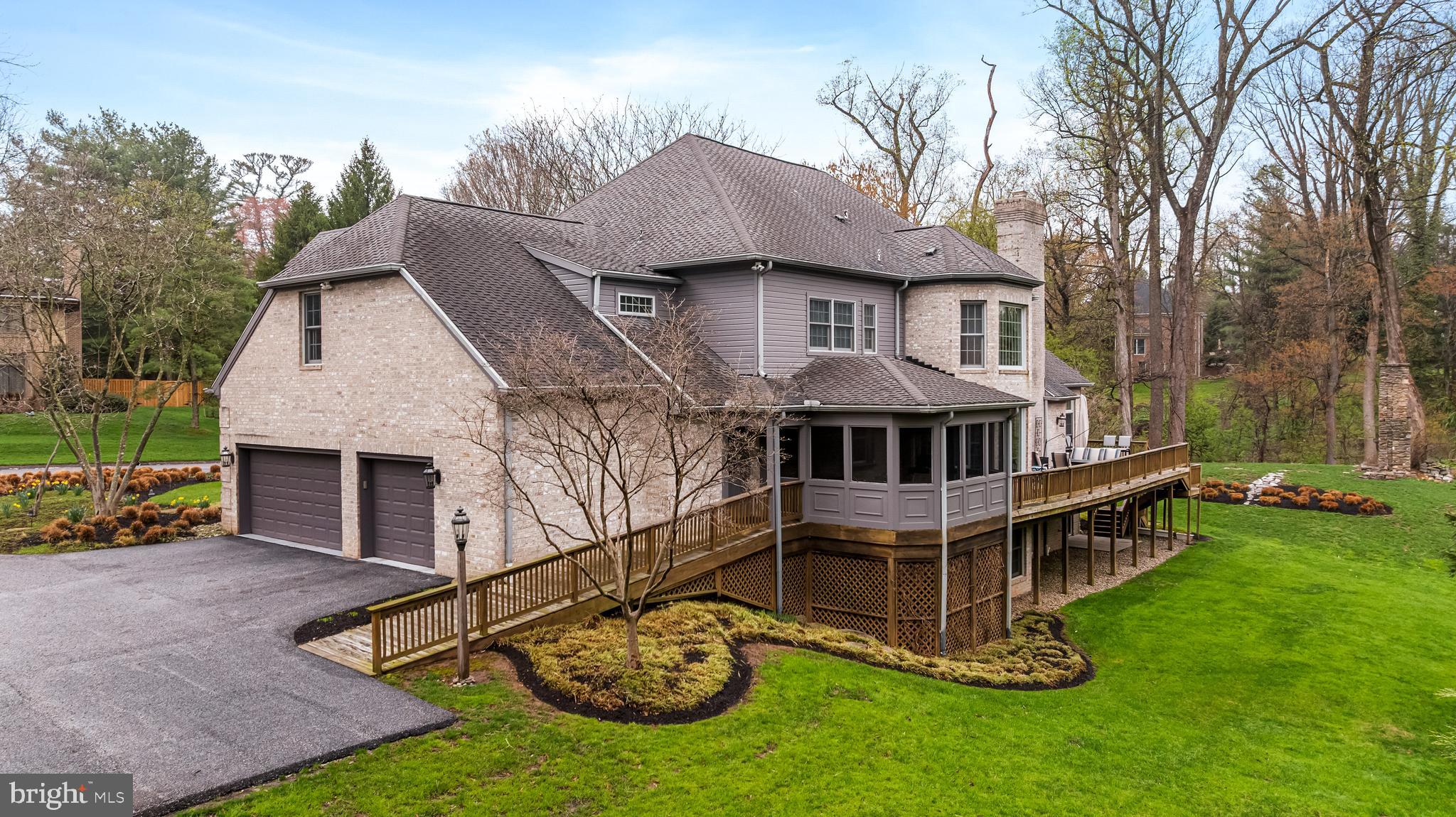 7 Hambleton Court Baltimore, MD 21208 - Photo 55 of 61 aerial view of a house with a yard balcony and furniture