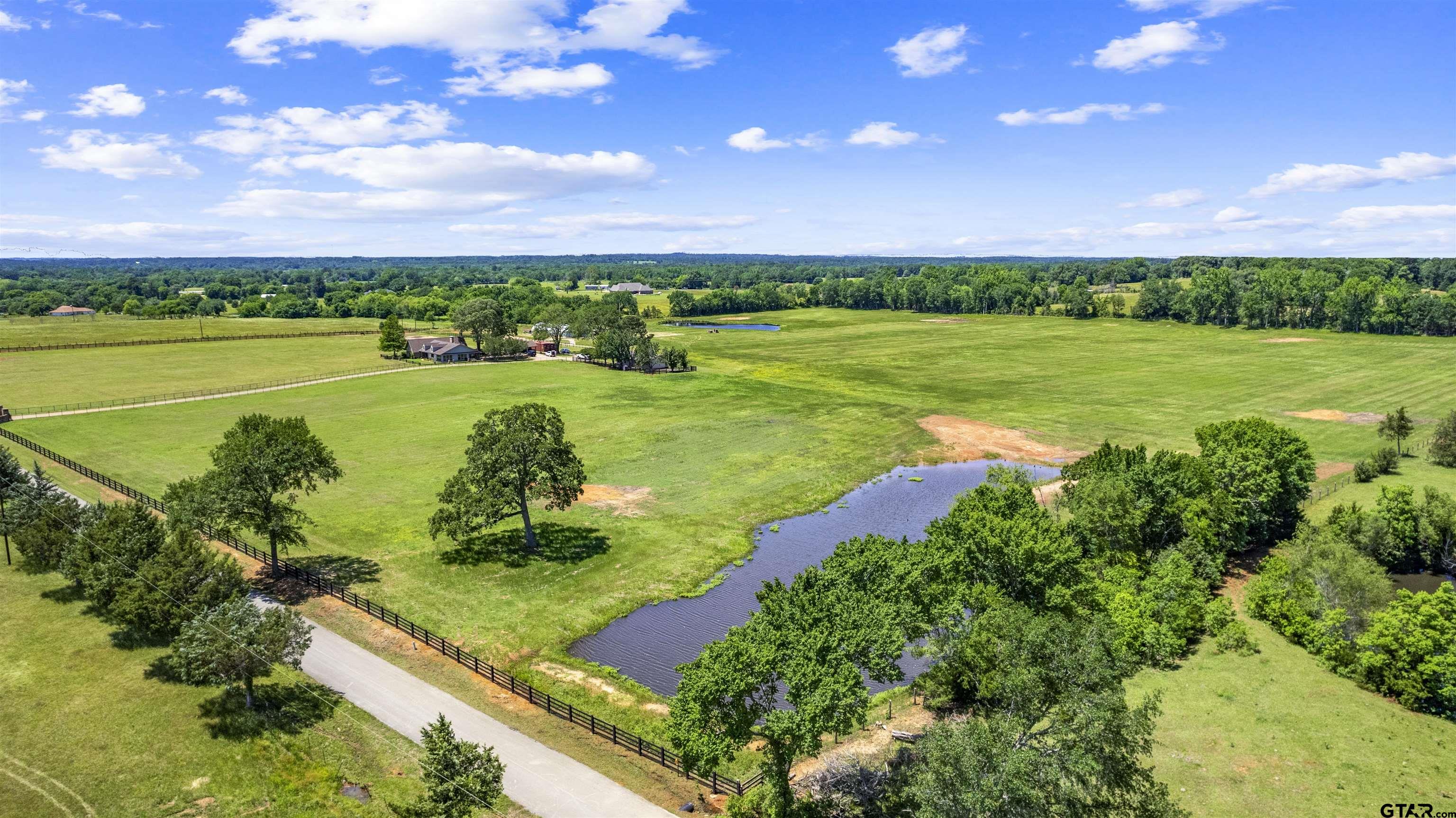 12640 County Road 185 Flint, TX 75762 - Photo 3 of 12 a view of a lake with a big yard and potted plants