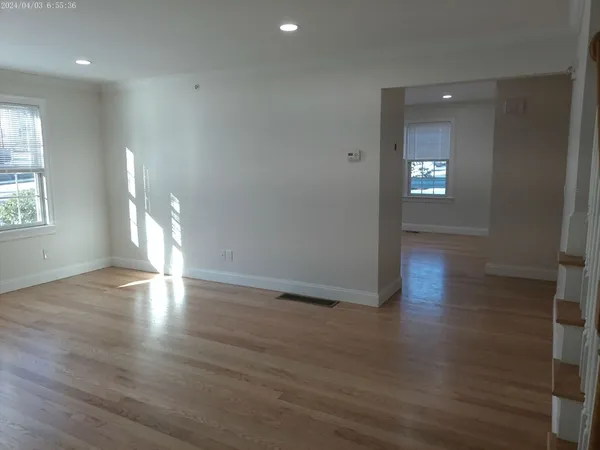 wooden floor in an empty room