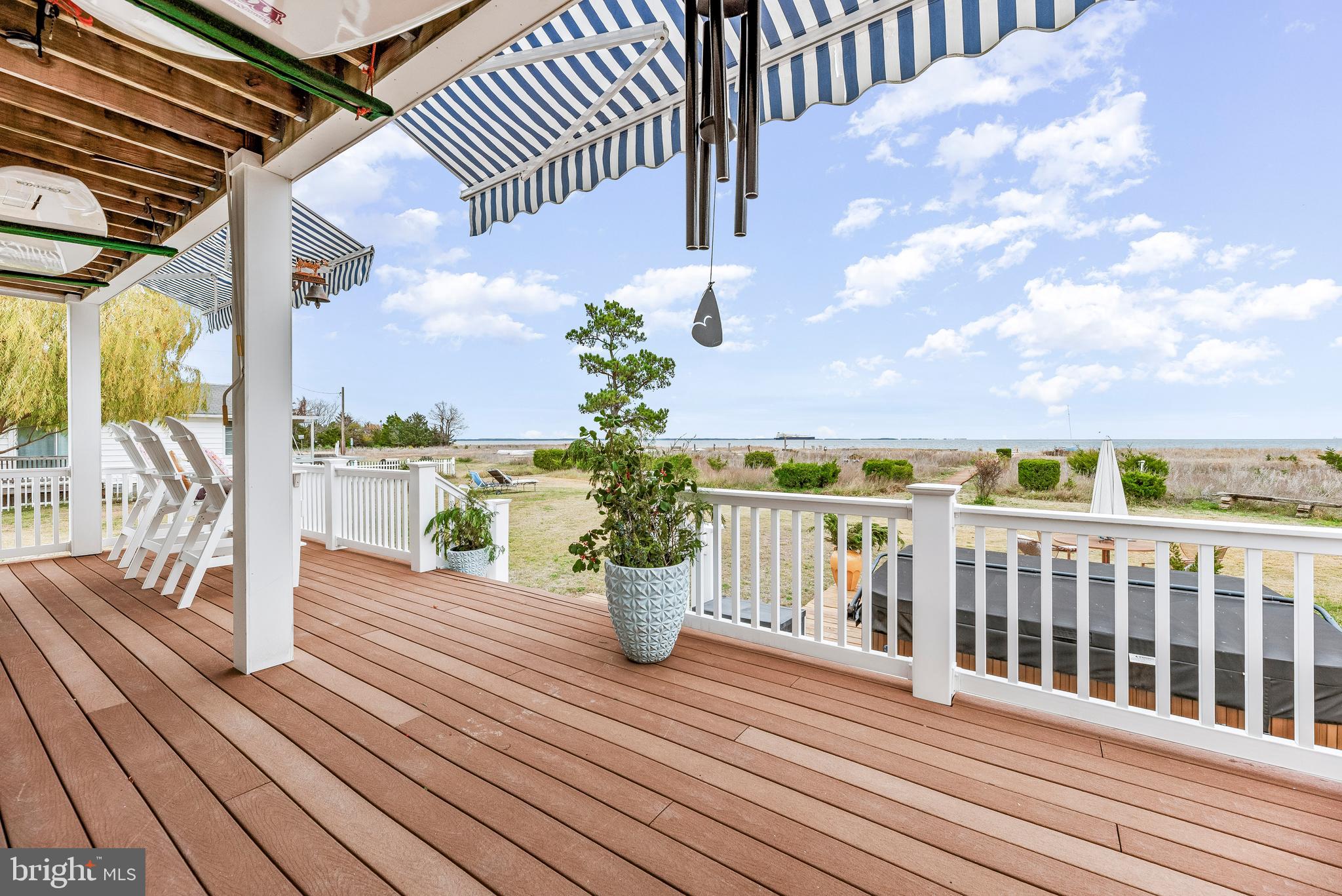 3095 Calvert Boulevard Lusby, MD 20657 - Photo 24 of 105 a view of a balcony with wooden floor