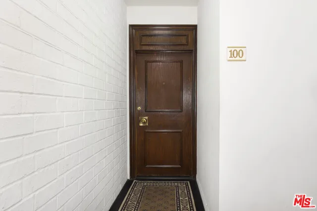 a view of front door