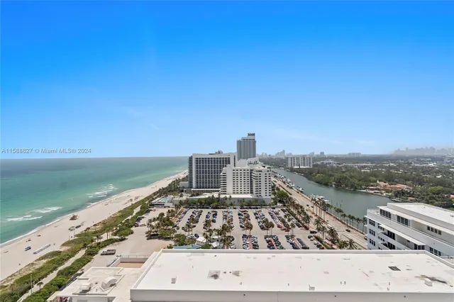 a view of a city with tall buildings