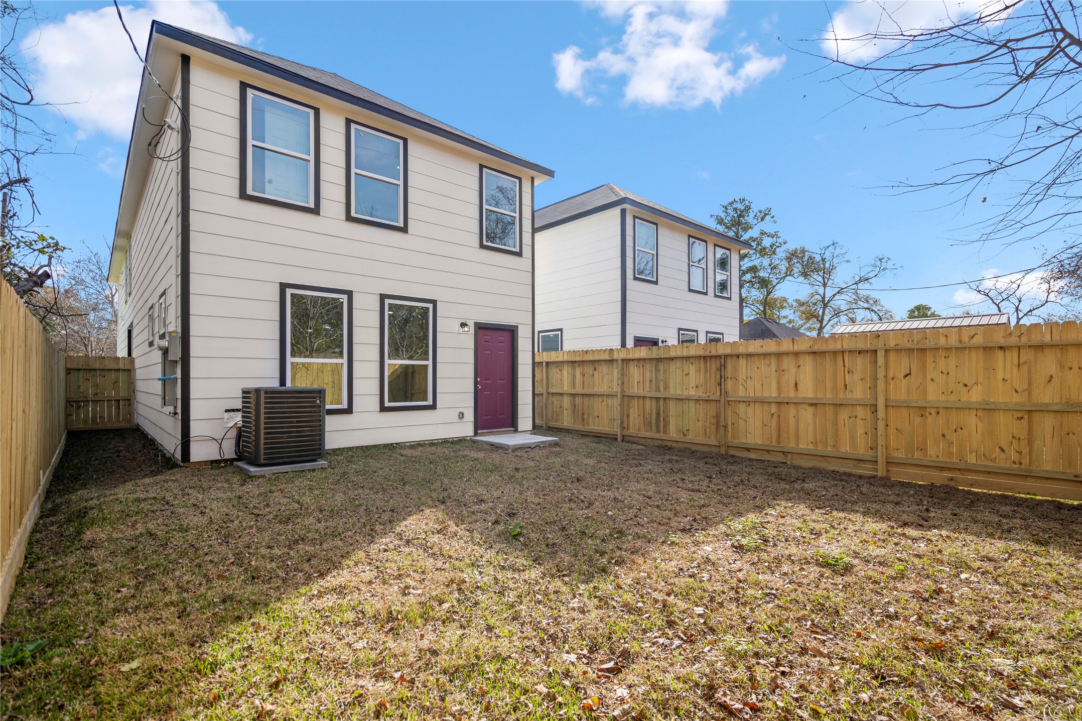 6513 Goldspier Street Houston, TX 77091 - Photo 31 of 31 a view of a house with a backyard