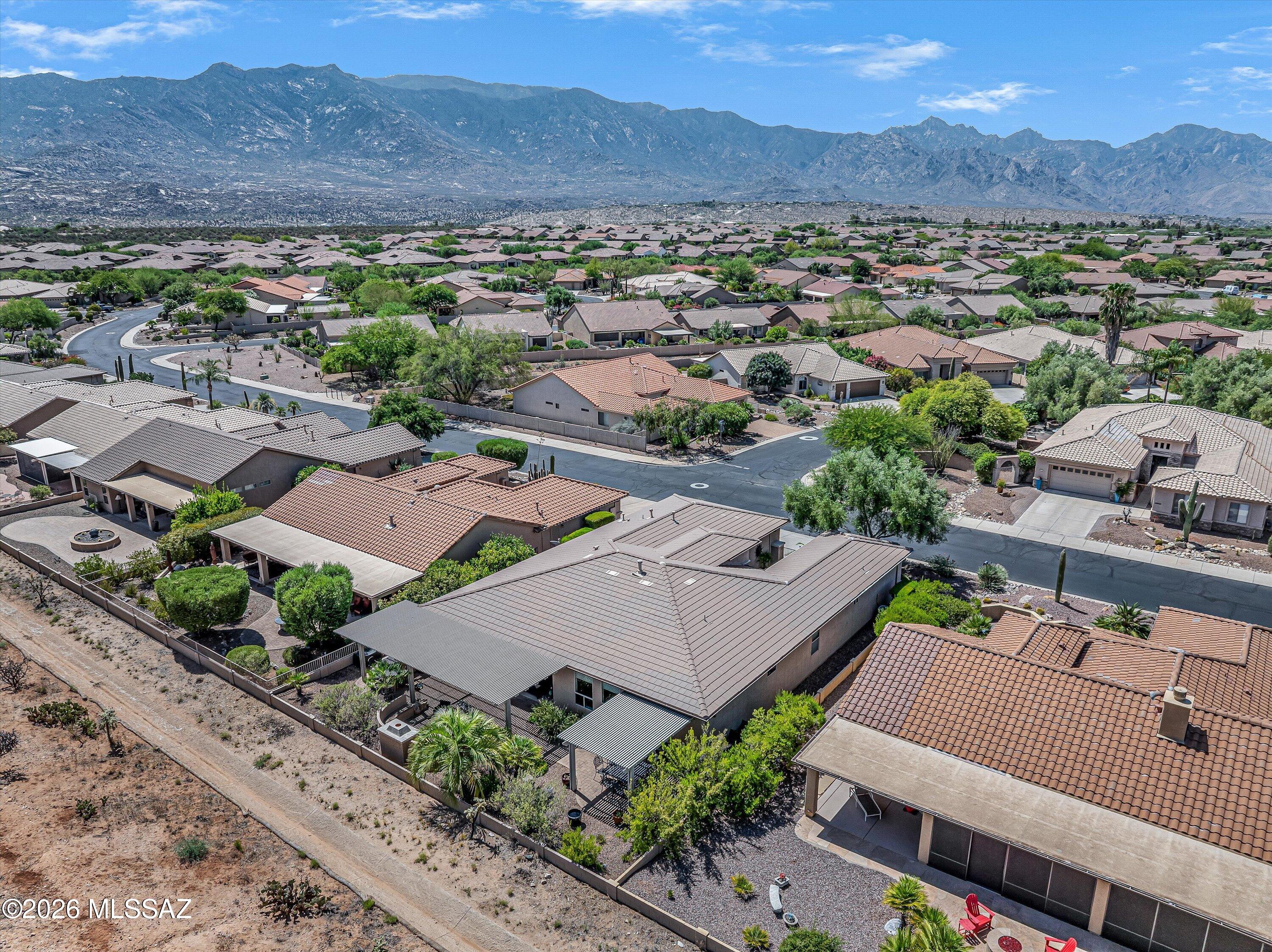 62486 East Northwood Road Tucson, AZ 85739 - Photo 44 of 50 Aerial Back