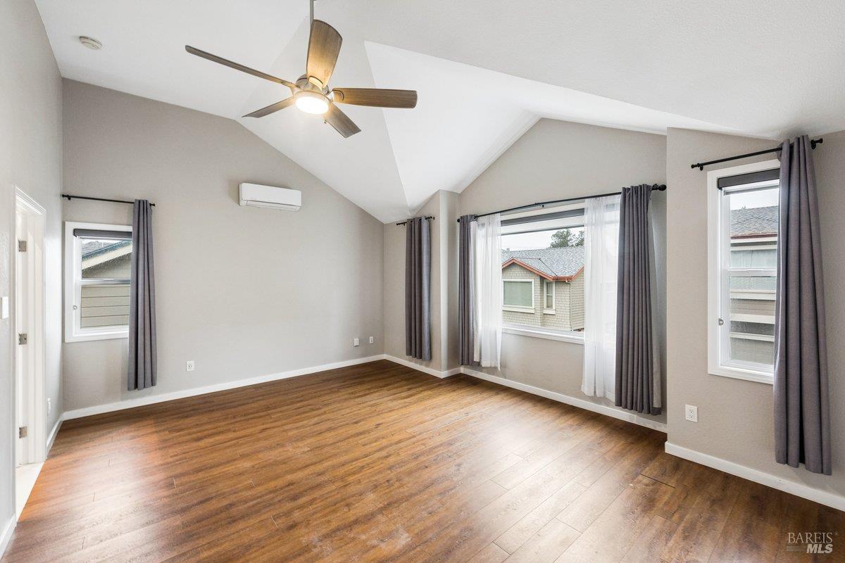 4 Courtney Lane Mill Valley, CA 94941 - Photo 7 of 14 a view of an empty room with window and wooden floor
