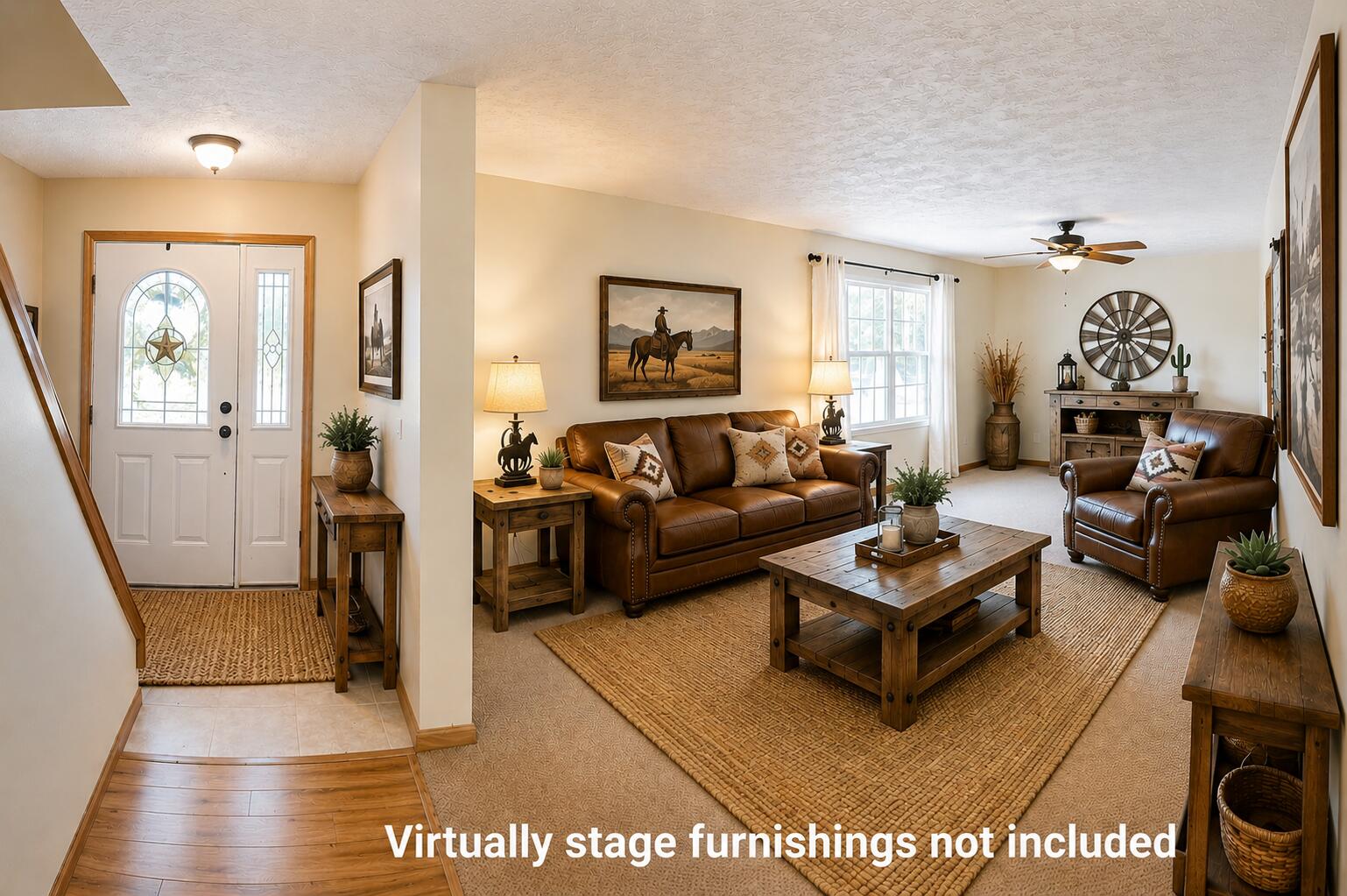 235 Iowa Colony Road Hollister, MO 65672 - Photo 6 of 68 Entry Living Room Virtually Staged