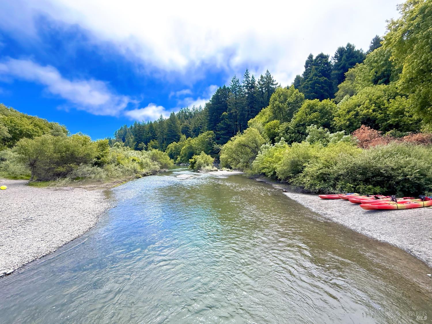 18475 Old Monte Rio Road Guerneville, CA 95446 - Photo 50 of 64 Russian River for swimming, kayaking, fishing, paddleboarding, and endless summer recreation.