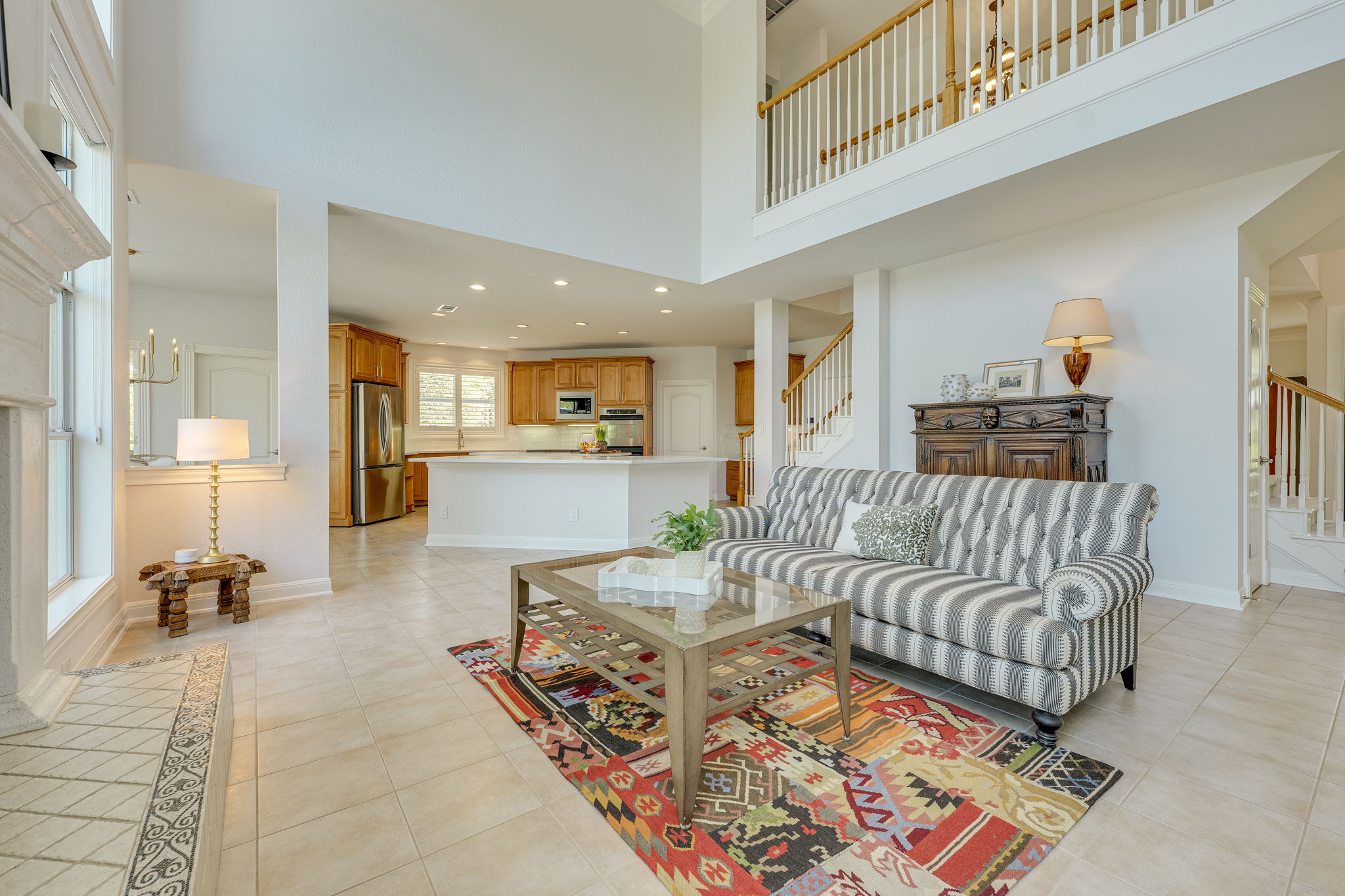 4424 Lago Viento Austin, TX 78734 - Photo 6 of 38 View of the family room from the back wall.