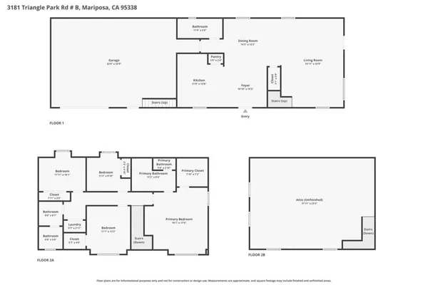 $719,000 | 3181 B Triangle Park Road, Mariposa, CA 95338