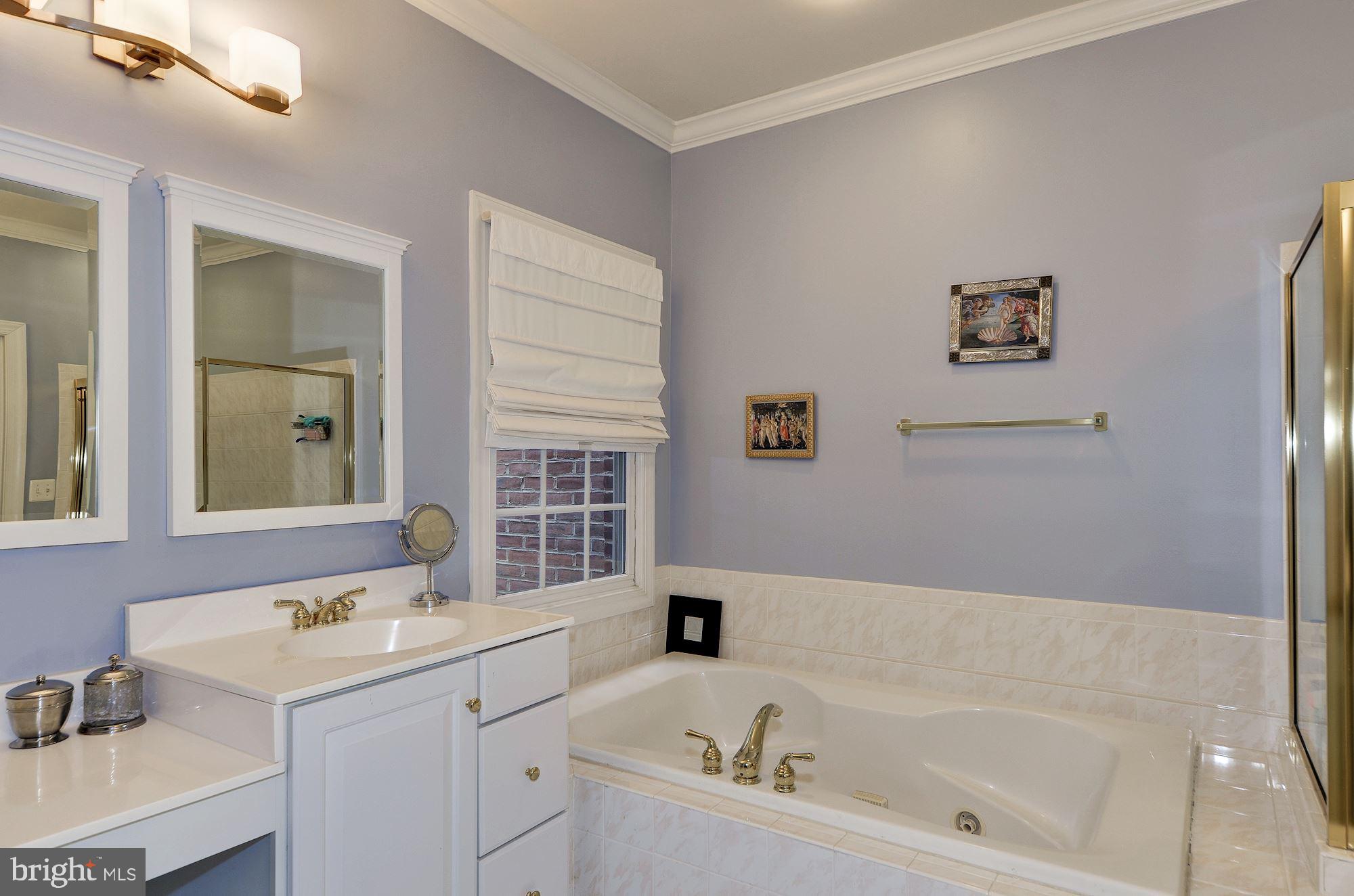 4908 Waple Lane Alexandria, VA 22304 - Photo 17 of 36 a bathroom with a tub sink and mirror