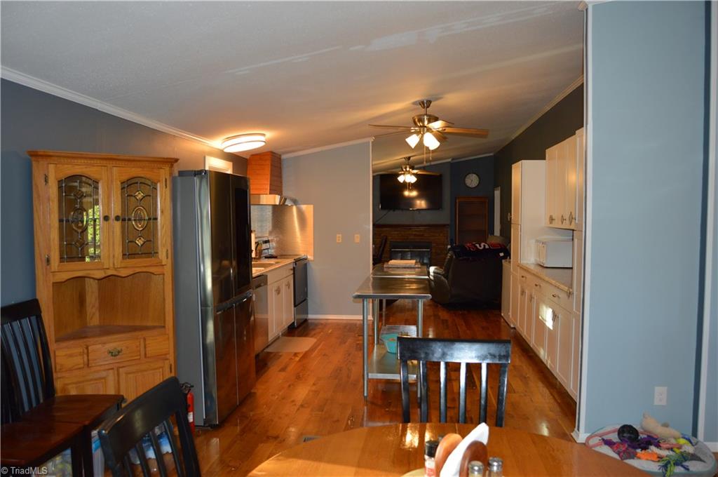 2884 Christian Home Church Road Traphill, NC 28685 - Photo 10 of 29 kitchen leads to living room