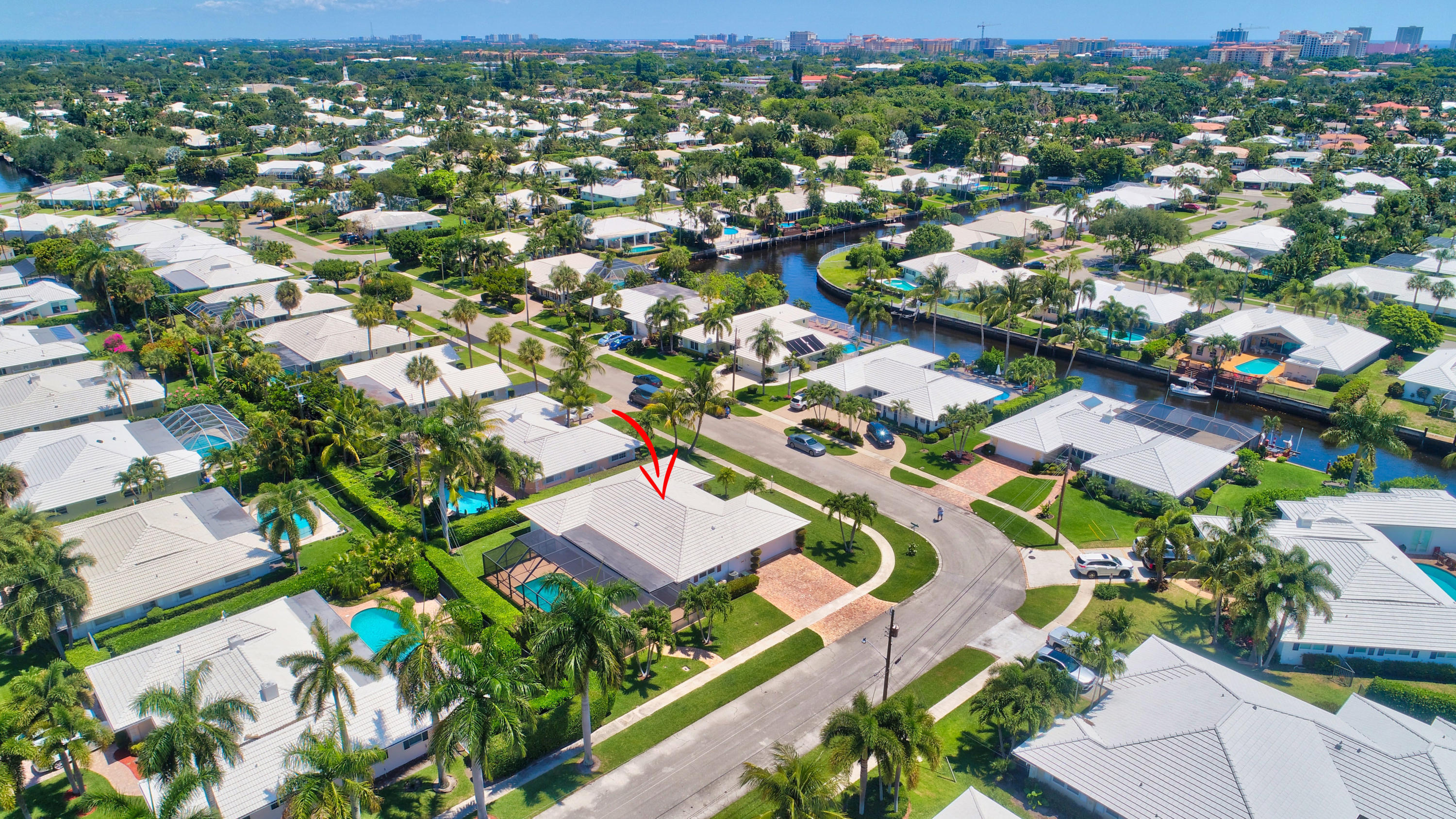 1361 Mulberry Way Boca Raton, FL 33486 - Photo 5 of 43 Aerial view