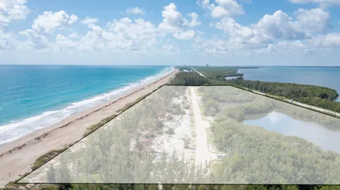 a view of an ocean and beach