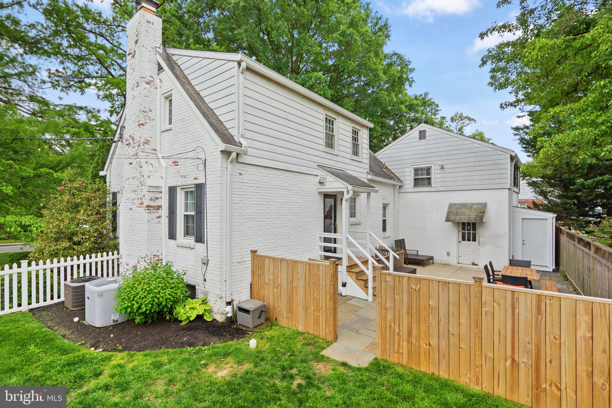 4608 Harvard Road College Park, MD 20740 - Photo 45 of 51 Fenced Side Yard and Patio