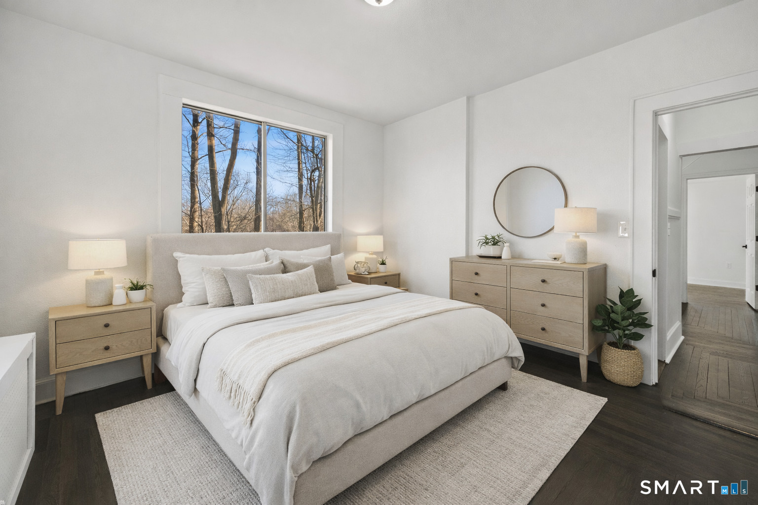 148 Burwell Road West Haven, CT 06516 - Photo 24 of 33 a bedroom with a bed and a chandelier