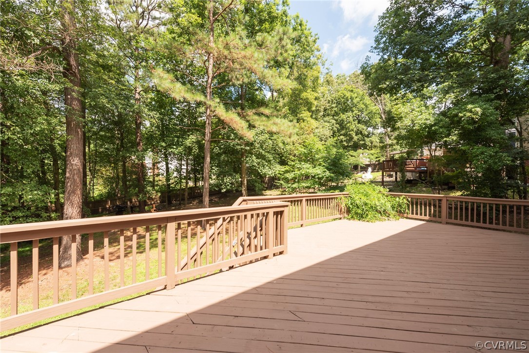 3206 Ludgate Road Chester, VA 23831 - Photo 8 of 45 a view of balcony with wooden floor and fence