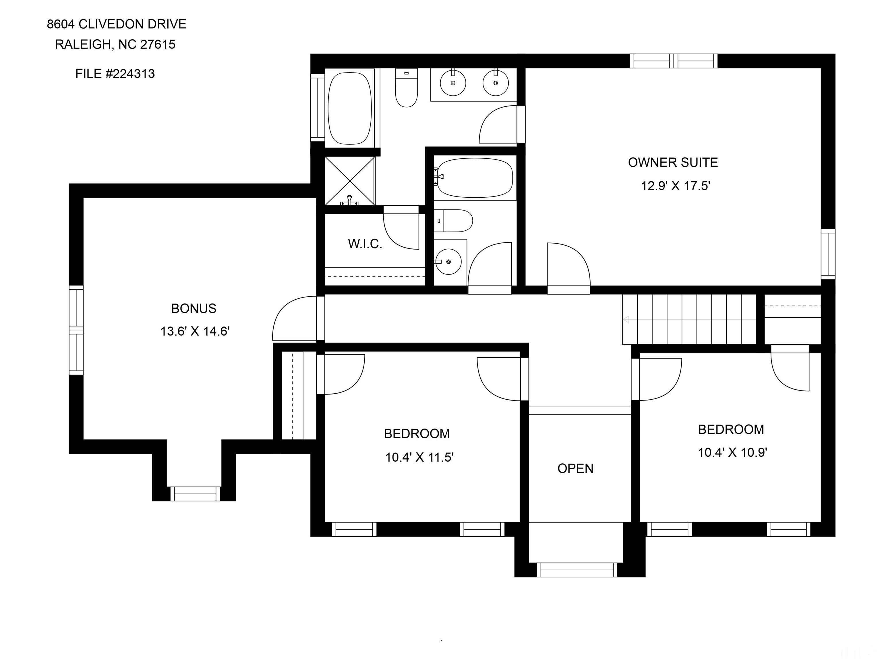 8604 Clivedon Drive Raleigh, NC 27615 - Photo 3 of 16 a picture of a bench in front of a wall