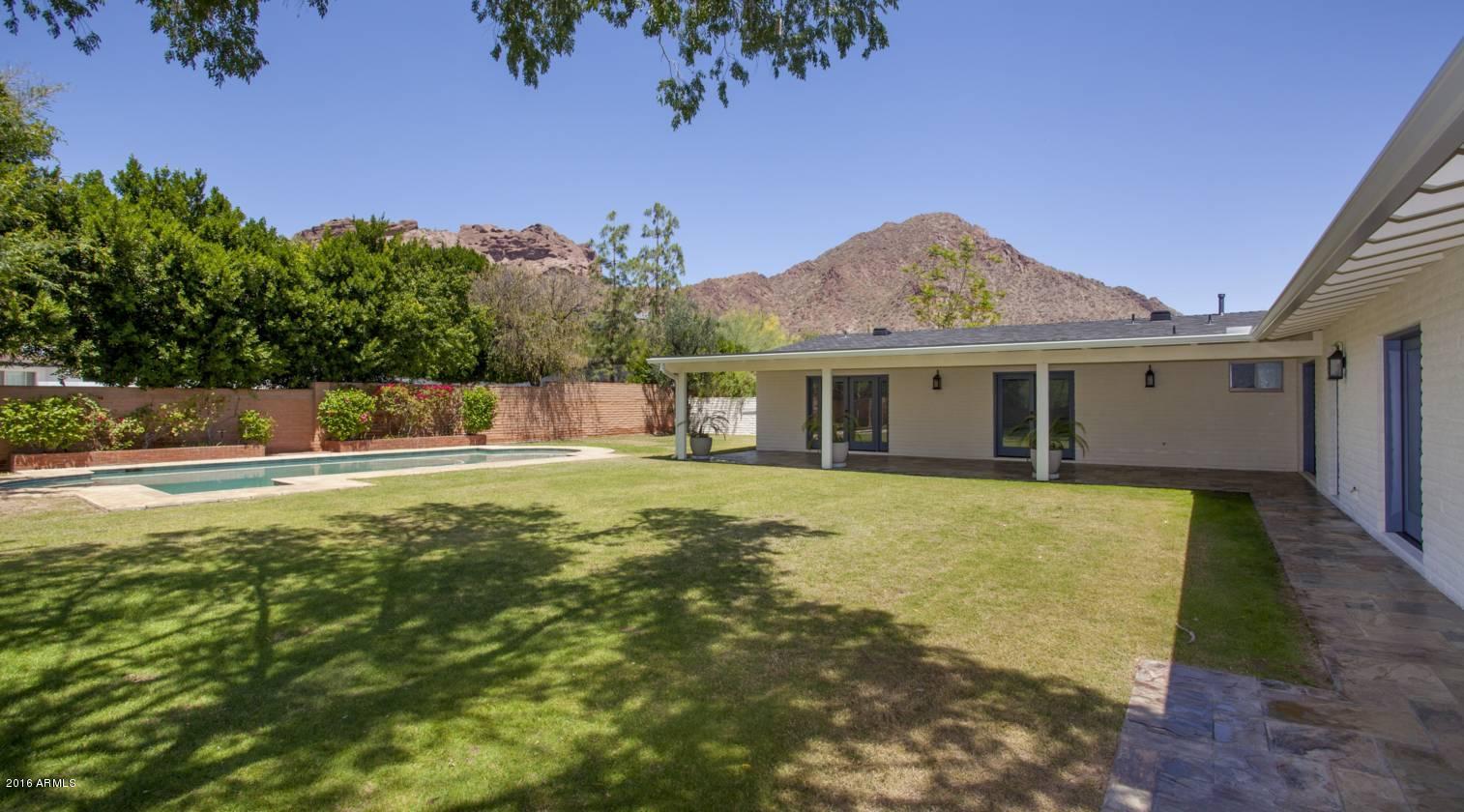 5028 North Camelhead Road Phoenix, AZ 85018 - Photo 25 of 29 Backyard