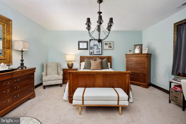 a view of a lake with houses in the back