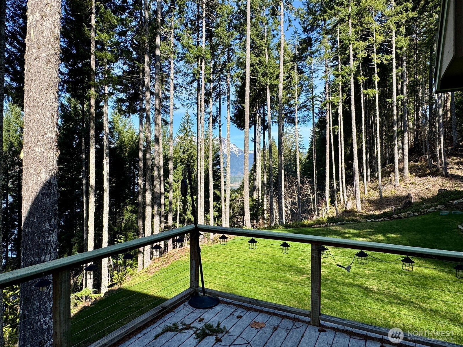 70 Rim View Place Hoodsport, WA 98548 - Photo 26 of 35 a view of swimming pool from a balcony