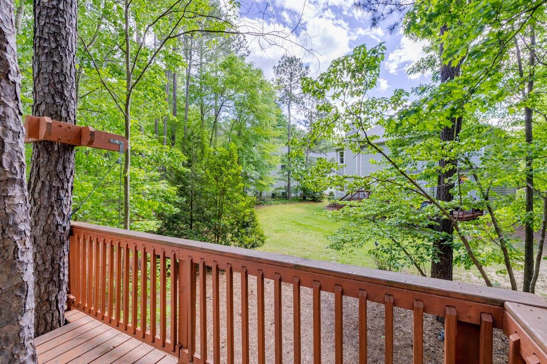 7402 Leapale Lane Durham, NC 27713 - Photo 37 of 41 a view of a wooden fence