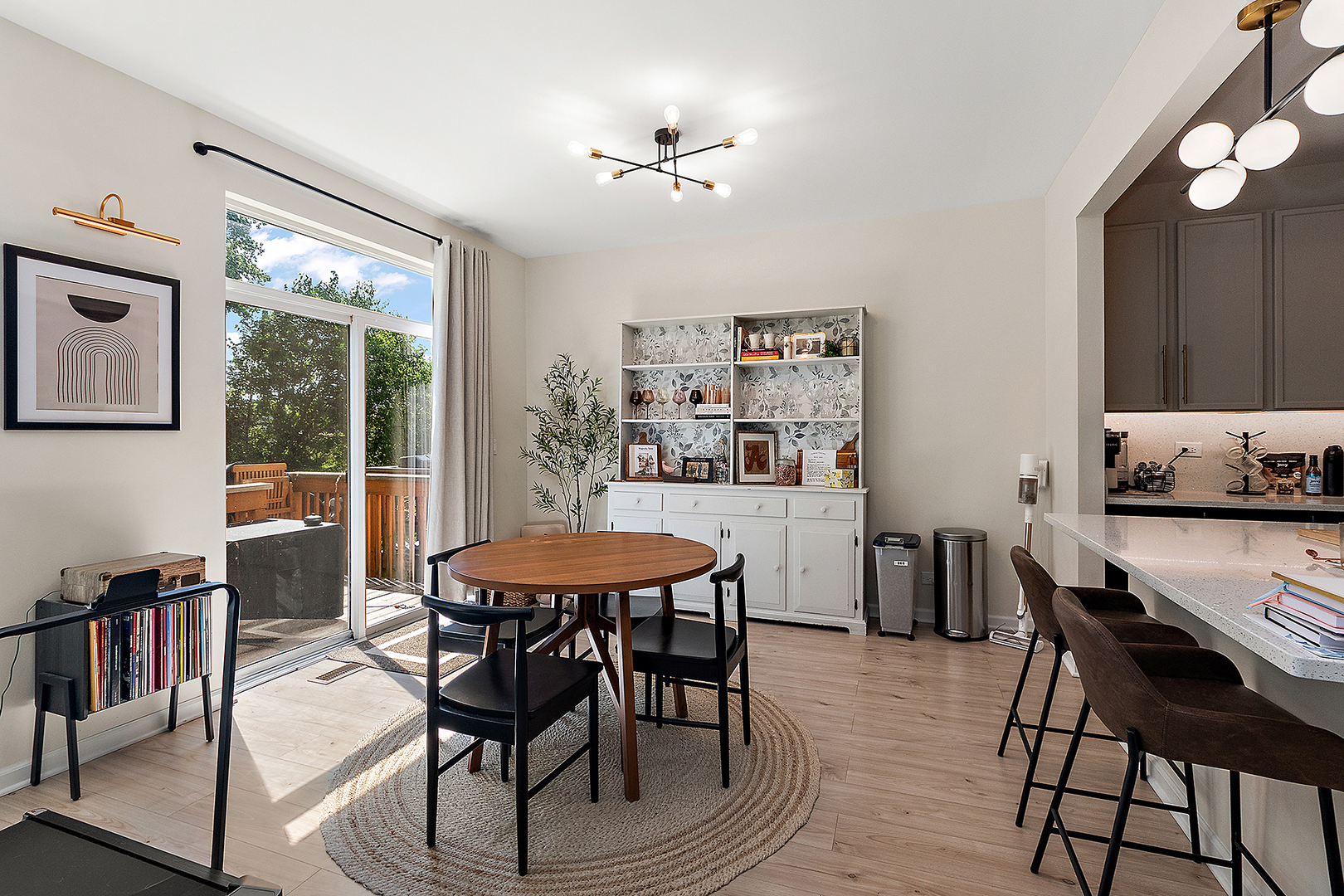 1526 Peachtree Lane Lockport, IL 60441 - Photo 8 of 28 a view of a dining room with furniture window and outside view