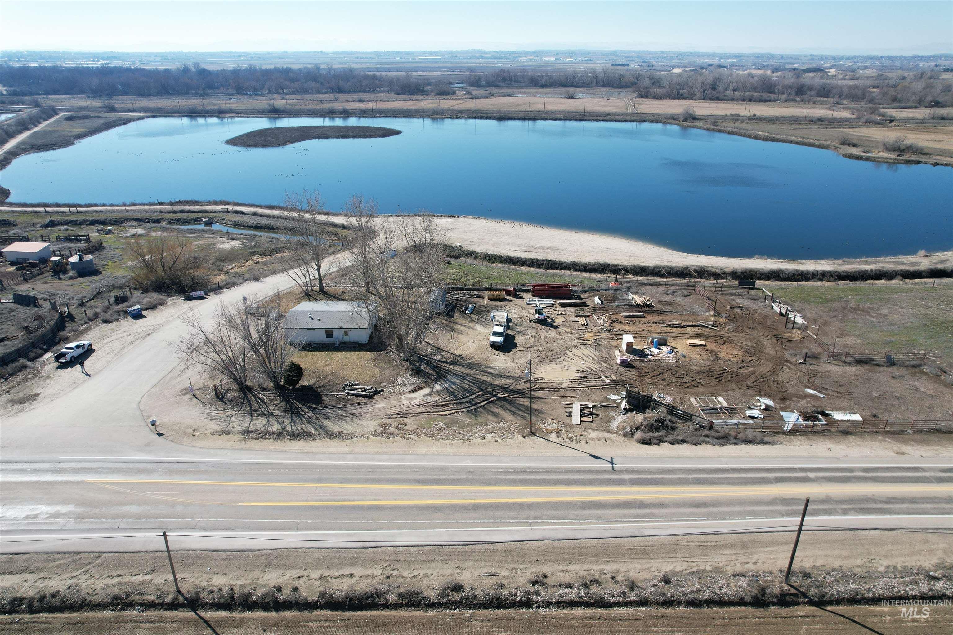 17575 Highway 20 Caldwell, ID 83607 - Photo 12 of 18 Drone / aerial view of a nearby body of water