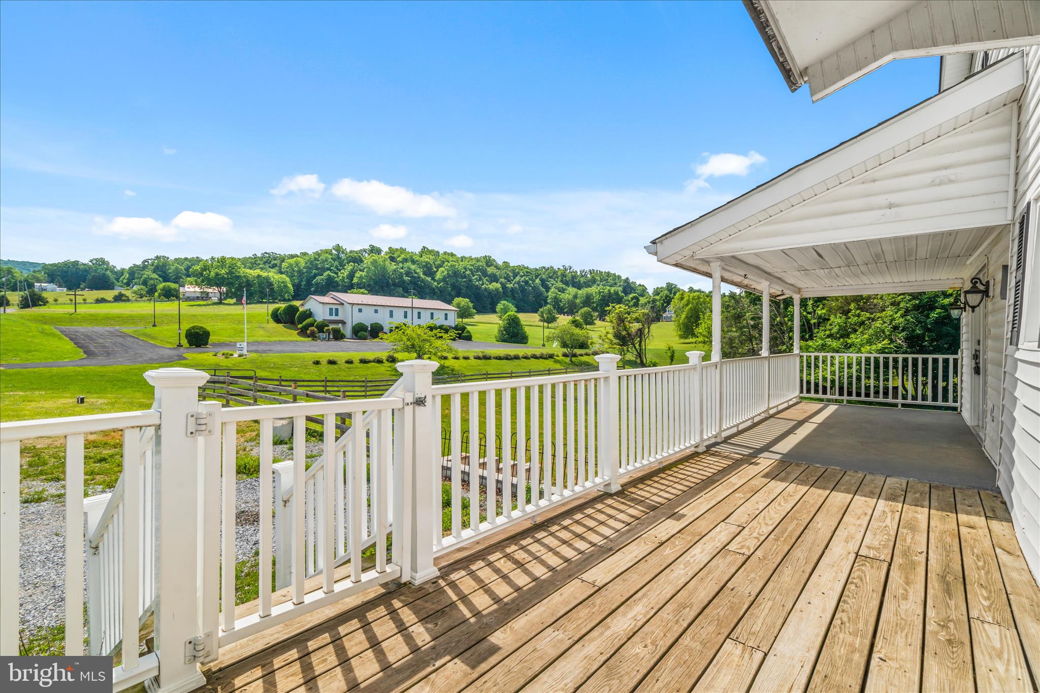 20219 Locust Grove Road Rohrersville, MD 21779 - Photo 38 of 46 Side Deck Overlooking Driveway