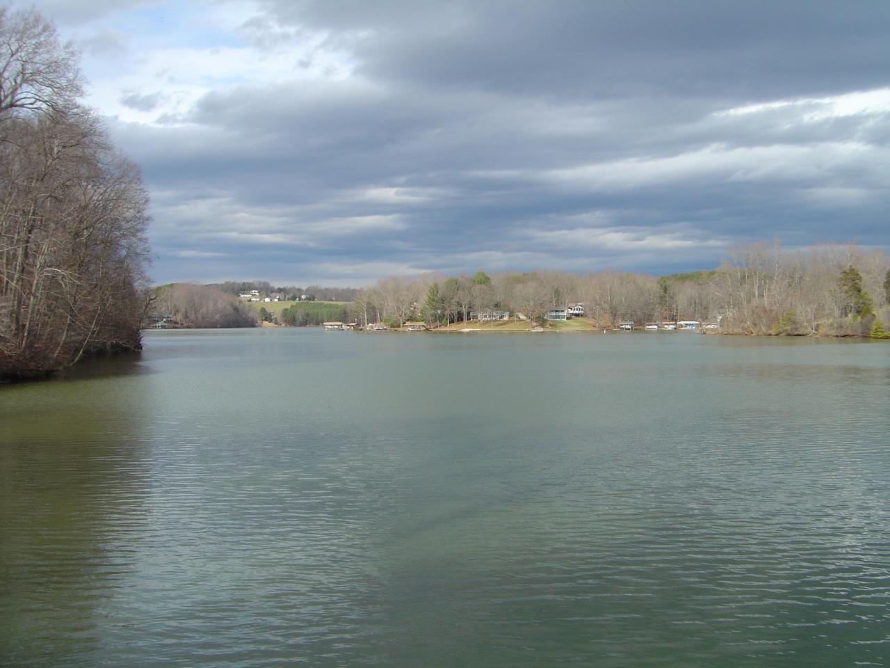 View of lake from the lot