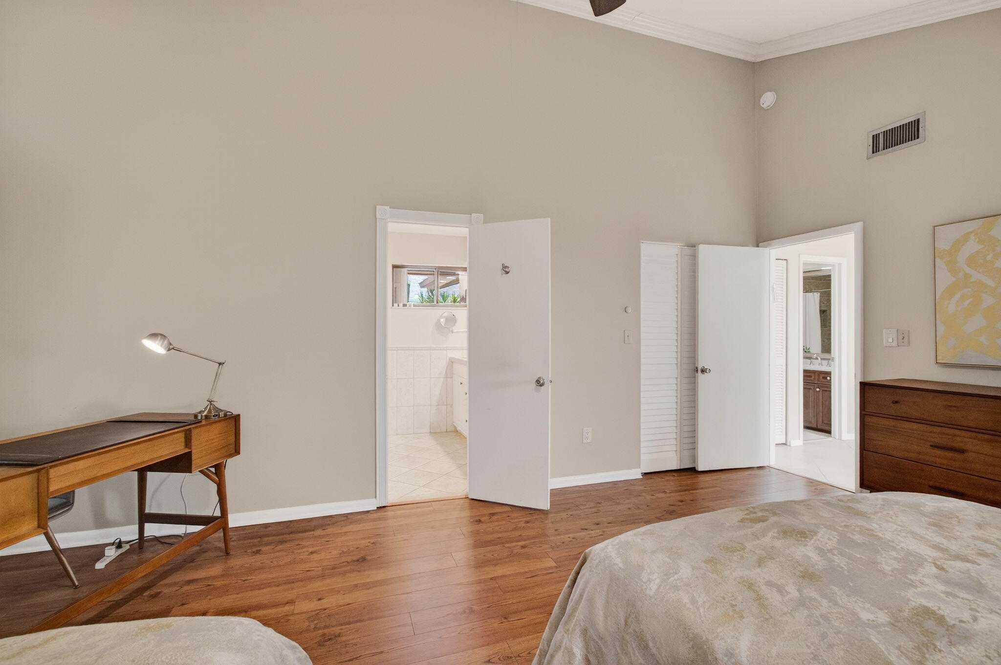 7745 Stanway Place Boca Raton, FL 33433 - Photo 37 of 90 a bedroom with a bed and a dresser in it