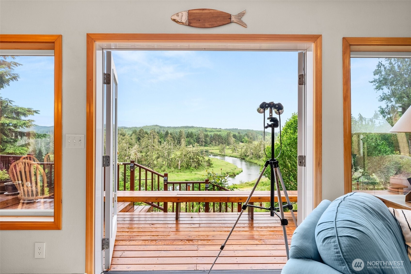 1508 Bloomhardt Road Raymond, WA 98577 - Photo 11 of 40 a view of a balcony with furniture
