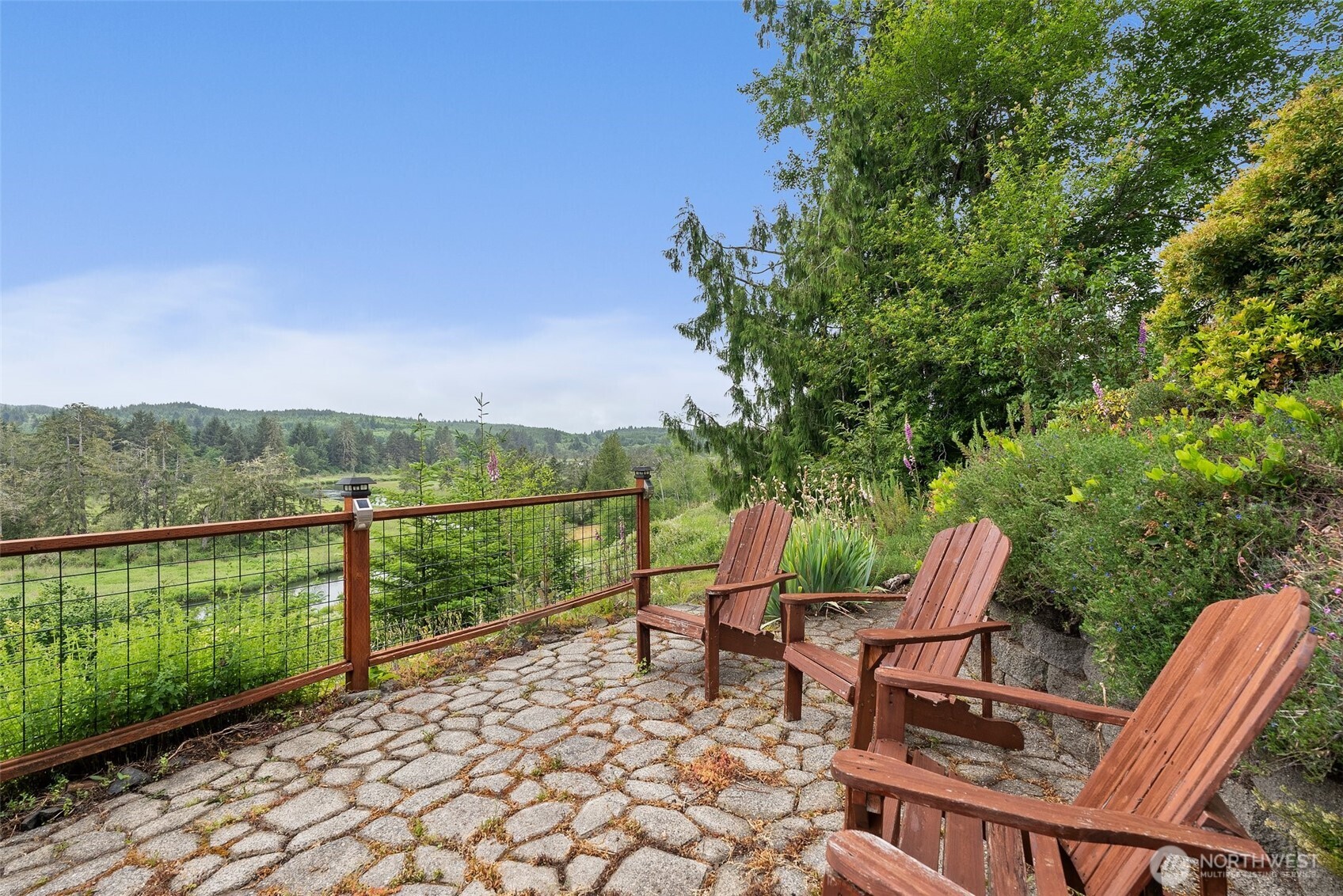 1508 Bloomhardt Road Raymond, WA 98577 - Photo 34 of 40 a view of a chair and table on the terrace