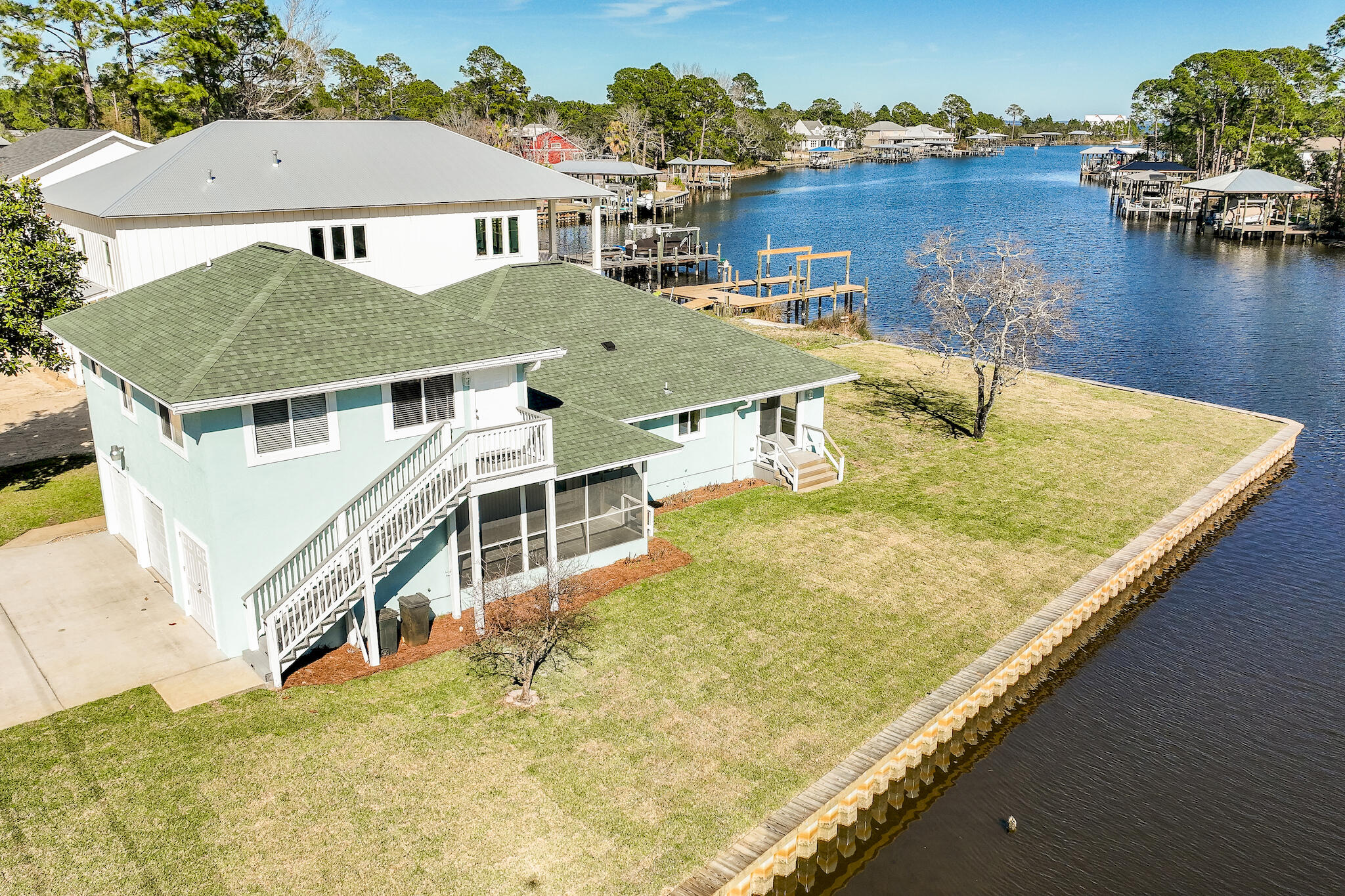 292 West Harborview Road Santa Rosa Beach, FL 32459 - Photo 33 of 43 an aerial view of a house with outdoor seating